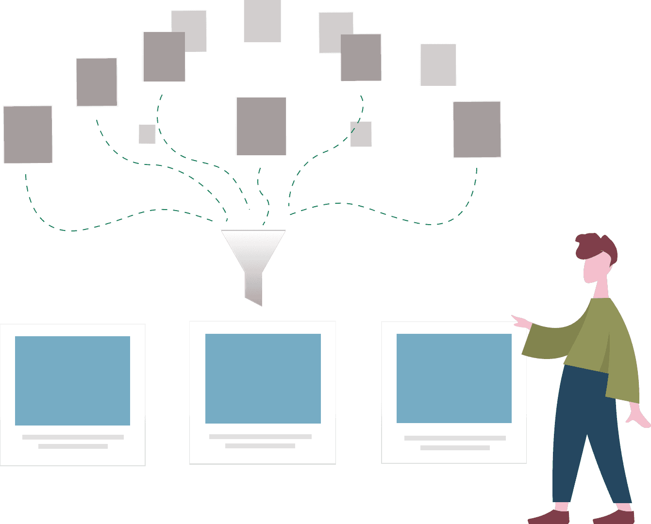 man filtering proposals
