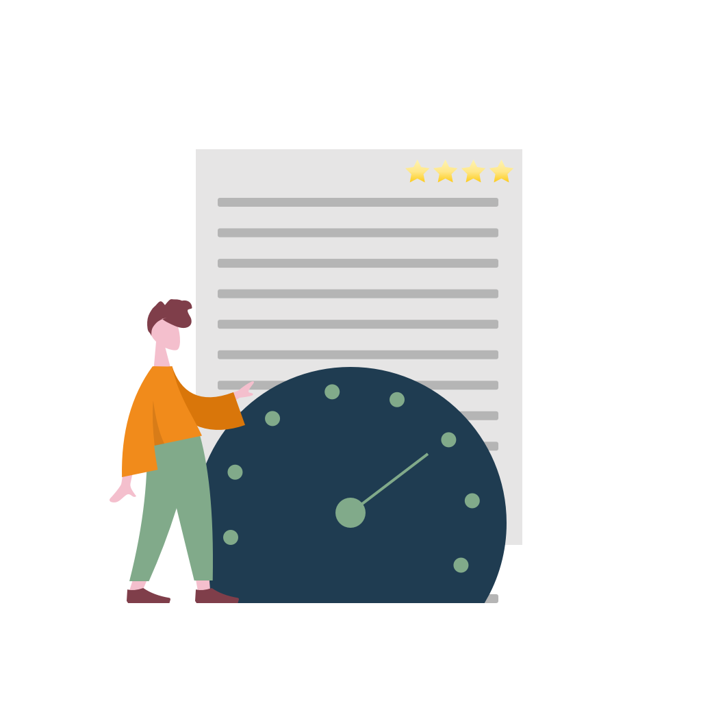 man with speed-o-meter