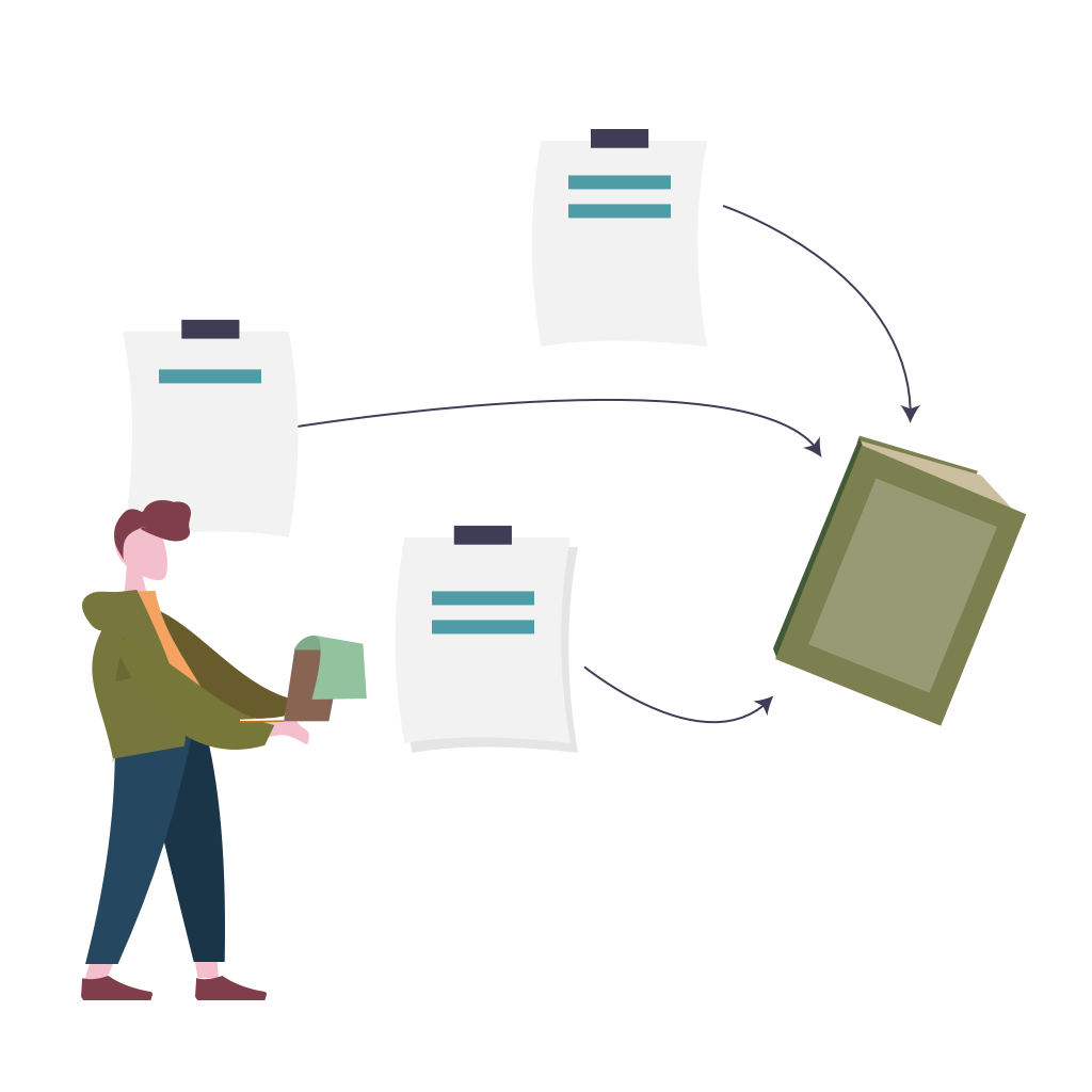 man repurposing a content